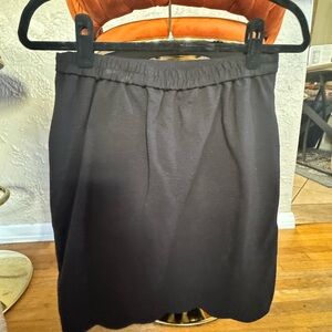 Skies Are Blue Black A-Line Skirt